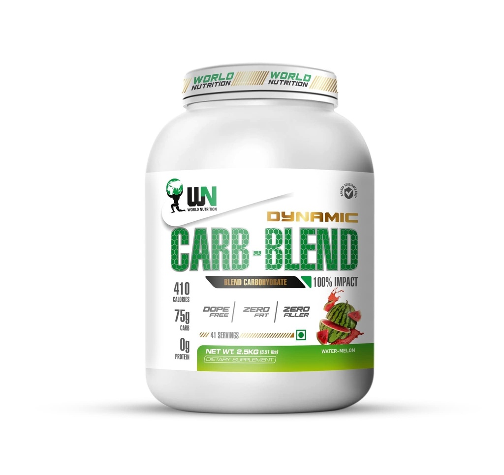 Dynamic Carb-Blend | Premium Dope-Free Carbohydrate Supplement for Sustained Energy, Performance, and Recovery | Watermelon Flavor 2.5kg
