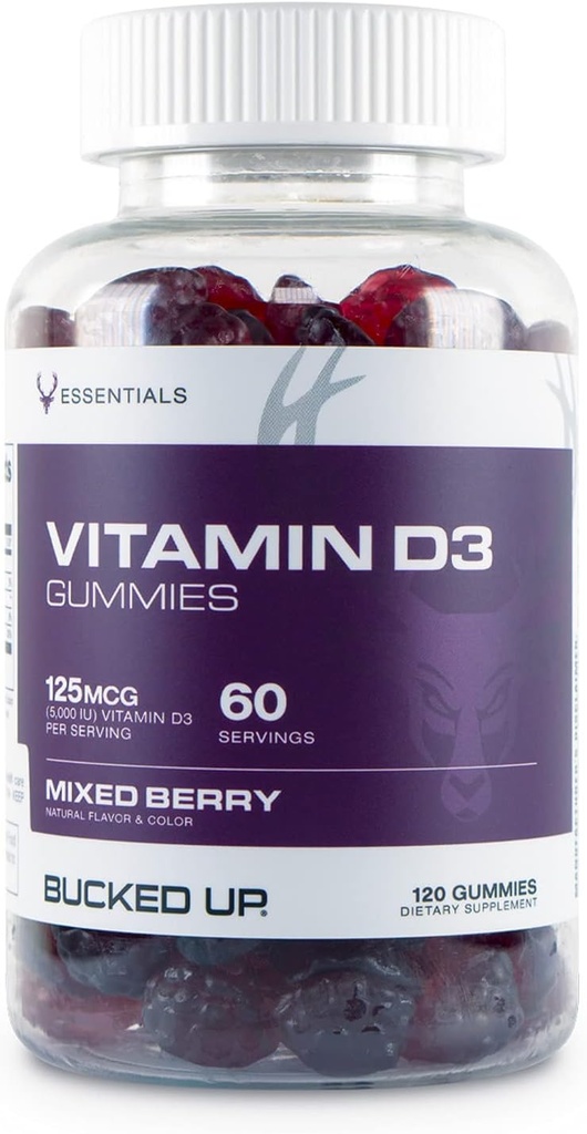 Vitamine D3 125mcg, 120 Gommies - Essentiels