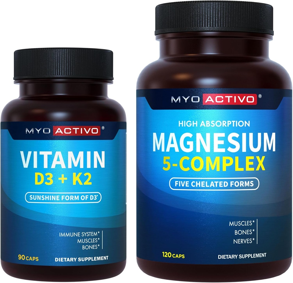 Magnesium Complex 5-in-1 and Vitamin D3 K2