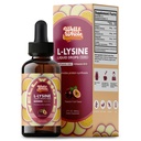 L-Lysine Supplément gouttes liquides L-Lysine 1000mg Teinture avec vitamine A, C et B12 pour les adultes et les enfants