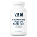 Vital Nutrients Saw Palmetto avec Pygeum & Nettle Root - Vegan Saw Palmetto pour les hommes soutient la fonction de la prostate saine* - Gluten, lait, sans soja - 120 capsules