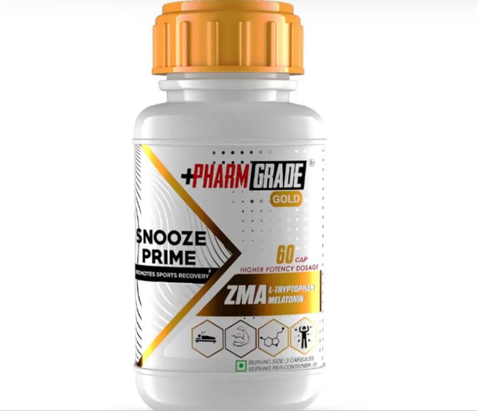 PharmGrade Snooze Prime ZMA Gold - 60 Tabs