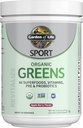 Jardin de la vie Sport Nutrition Verts et superaliments Poudre pour les femmes et les hommes - Berry de pomme, Mélange biologique - Spiruline, Fruits, Vitamines, Pré & Probiotiques, Champignons, Suppléments Athlétiques, 30 portions