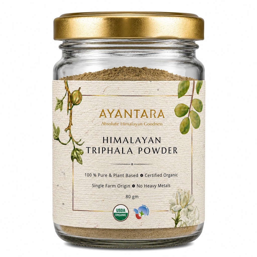 Himalayan Triphala Powder - 80g | 100% Natural & Pure