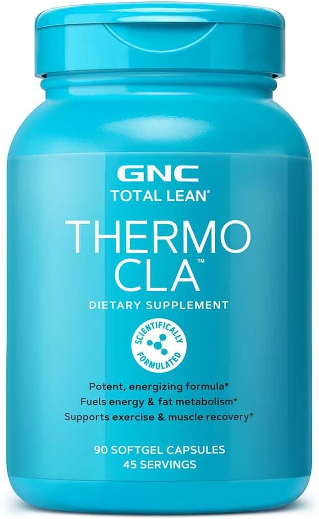 GNC Total Lean Thermo CLA-L'énergie et le métabolisme des graisses, soutient l'exercice et la récupération musculaire