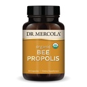 Dr Mercola Propolis d'abeille biologique, 30 portions (30 capsules), supplément alimentaire, soutient la santé respiratoire, non-OGM, certifié USDA biologique