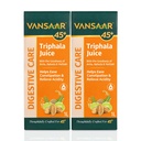 Vansaar Triphala Juice| All-in-one Digestive Care Solution | Long term constipation, digestive problem relief supplement | Improves Gut Health | 100% Ayurvedic Formula - 1L (Pack Of 2)