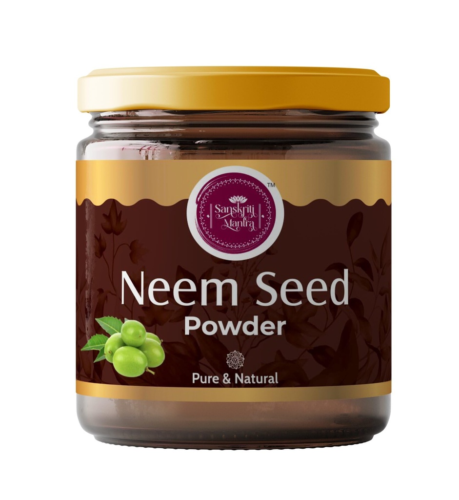 Neem Seed Powder (Nimbodi)| 100 Gm | for Acne Care Skin Purifying Face Pack | Herbal Powder for Face Pack & Beauty Care Routine | Herbal Skin Care