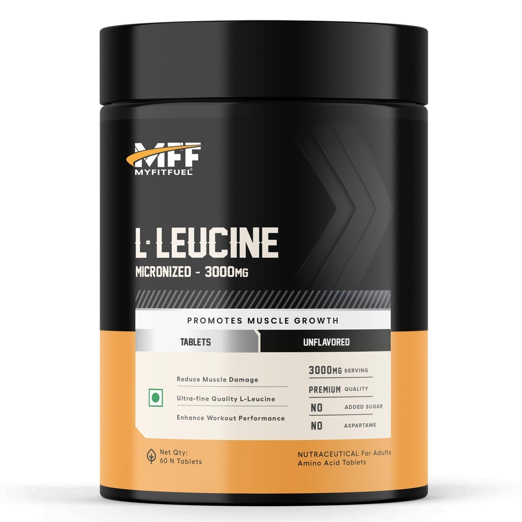 MyFitFuel L-Leucine (3000mg) 60 Tablets