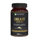Pure Nutrition Shilajit Gold 60 Veg Capsules with Kaunch Beej, Ashwagandha, Safed Musli, Gokhru & Shatavari for Energy, Strength, Stamina & Performance | Premium Ayurvedic Supplement for Men