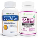 Soutien du foie et de la gueule tout naturel au lait biologique Thistle, racine de dandelion biologique et poivre noir biologique.