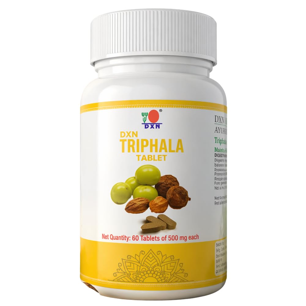 DXN Triphala Ayurvedic Tablet, 500 mg Each, 60 Tablets