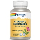 SOLARAY Vitamine C & Echinacea Root (soutien du système immunitaire sain) w/ 500 mg VIT C & 300 mg Echinacea Par Capsule (soutien du système immunitaire sain)