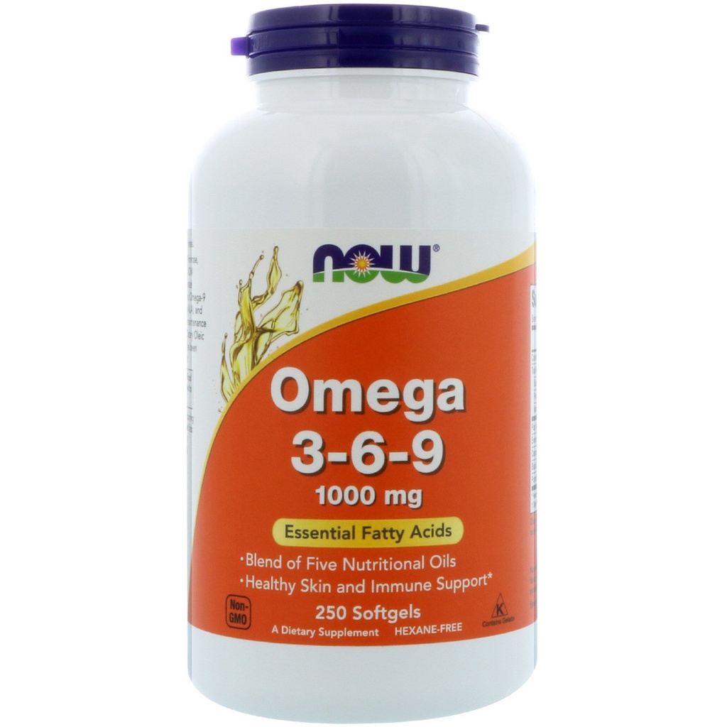 Nourriture 2 Pack Omega 3-6-9, 1000 mg, 250 Softgels