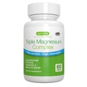 Igennus Superior Triple Magnésium Complex, Glycinat, Taurat et Citrate, Étiquette propre, Haute Biodisponibilité et Absorption, 60 Comprimés, Vegan, Non Buffered