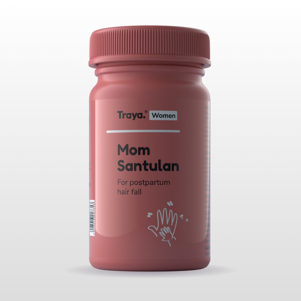 Traya Mom Santulan | Ayurvedic Multi-Vitamins to Manage Postpartum Hair Fall, Menstrual Cycles, Boosts Reproductive Health and Hair Growth | Contains Vidarikand, Lodhra & Daruharidra | 120 Tablets