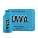 QAVA Relaxation Shot | Plant-Powered Stress Relief | Calms Mind & Enhances Mood | Valerian Root | 60ML (Pack of 4) | No Added Sugar | Zero Calorie