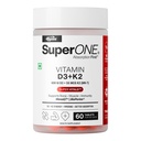 Alpino SuperONE Vitamin D3 + K2 Tablets | 600 IU D3 & 55 mcg K2 (MK-7) with BioPerine® | Bone, Muscle & Immunity Support | 60 Tablets