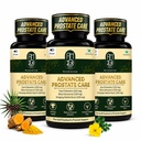 Advanced Prostate Care Natural Prostate Support Supplement with Saw Palmetto, Beta Sitosterol, Nettle Root, Gokshura, Chandraprabha Vati, Lycopene & Pumpkin Seed, 3 Month Plan, 180 Capsules