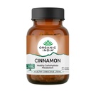 A TATA Product - Organic India Cinnamon - 60 Veg Capsules (Pack of 2), Improves Appetite & Digestion, Carbohydrate Metabolism, Insulin Regulation, Rich In Natural Antioxidants, Boosts Immunity