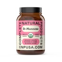 Produits naturels complets Capsules D-Mannose organiques - Pilules D-Mannose pures 100 Compte pour la santé UTI, Bladder et Urinaire