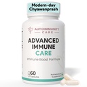 Autoimmunity Care Advanced Immune Care | 11-in-1 Immunity Booster with Vitamin C, D, E, Zinc, Selenium, Elderberry, Ginger, Bee Propolis & S. Boulardii | Antioxidant & Immunity Booster for Men & Women | 60 caps & doses