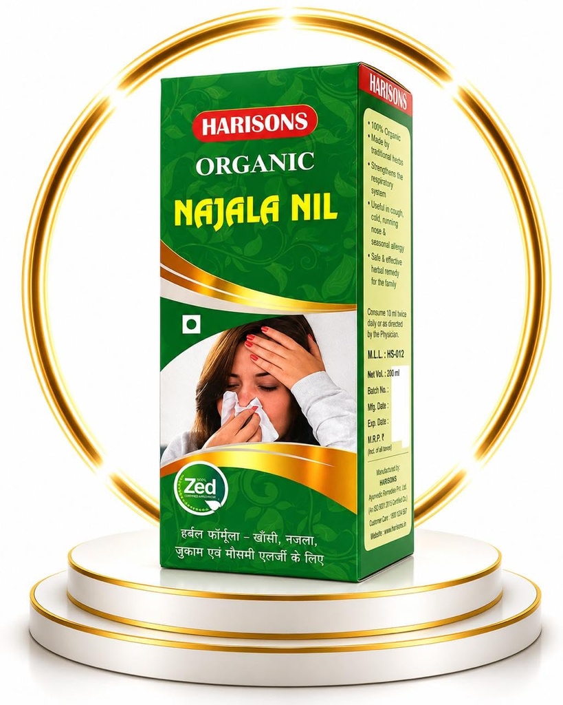 Najala Nil | Nazla Nil Traditional Herbal Formulation | Seasonal Respiratory, Nasal and Throat Comfort Support