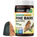 BIO KRAUTER Extract Pine Bark Gummies - 300 mg Strength - 60 Vegan Chews - French Maritime Pine Bark Extract - Supplément antioxydant - 95% Proanthocyanidines - Formule à base de pectine