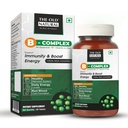 B-Complex Veg Tablets | All 8 Essential B Vitamins for Immunity, Energy & Nerve Health | Vitamin B Complex Supplements for Women & Men - 60 Vegetarian Tablets
