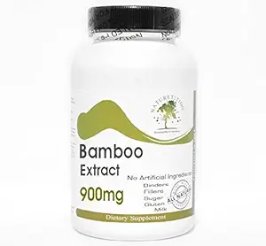 Extrait de bambou 900mg ~ 90 Capsules - Pas d'additifs ~ Suppléments de naturet