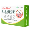 Refollium Calcium Magnesium & Zinc Tablets With Vitamin D3,Vitamin B 12,Calcium Supplement For Women And Men,For Bone Health & Joint Support (Hair Vitamins)