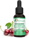 Vitamine biologique B gouttes liquides complexes de vitamine B Supplément complexe de vitamine B avec B3, B6, B7, B9 et méthyl B12 gouttes pour adultes et enfants de vitamine B
