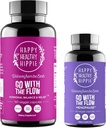 Happy Healthy Hippie Go with The Flow Ménopause Support & Go with The Flow Hormone Balance for Women (180ct)