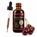 Rejuvica Health Cherry Force - Extrait de cerise à tart avancé - Cerises à tart réel - Riche en phytonutriments - Extrait liquide pour une meilleure absorption