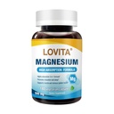 Lovita Triple Magnésium Complex 500mg, Formule haute absorption et puissance, Glycinate, Citrate et Oxyde, Soutien Sommeil, Relaxation, Coeur, Nerves et Bone Health, 180 Capsules Vegan