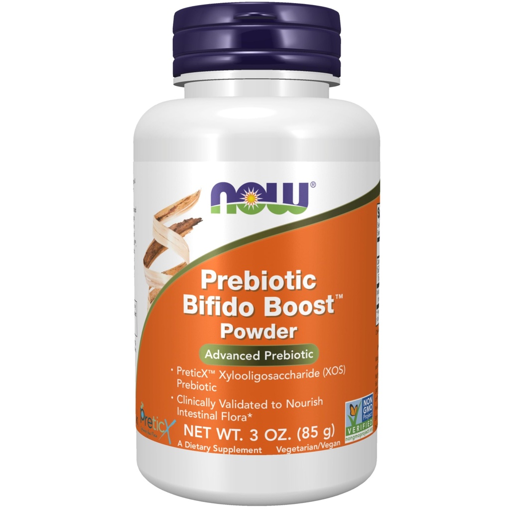 MAINTENANT Aliments suppléments, Bifido prébiotique boost avec PreticXTM Xylooligosaccharide (XOS) Prébiotique, poudre, 3-Ounce