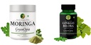 Moringa-oleifera-powder, Ginkgo-biloba-vegetarian-capsules Combo | Convenient Nutrition & Wellness Routine | Multi-Product Pack