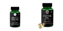 Fish-oil-capsules, Castor-oil-vegetarian-capsules Combo | Convenient Nutrition & Wellness Routine | Multi-Product Pack
