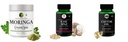 Moringa-oleifera-powder, Ease-spaz-vegetarian-capsules, Castor-oil-vegetarian-capsules Combo | Convenient Nutrition & Wellness Routine | Multi-Product Pack