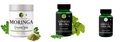 Moringa-oleifera-powder, Ginkgo-biloba-vegetarian-capsules, Fish-oil-capsules Combo | Convenient Nutrition & Wellness Routine | Multi-Product Pack