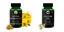 Evening-primrose-oil-vegetarian-capsules, Castor-oil-vegetarian-capsules Combo | Convenient Nutrition & Wellness Routine | Multi-Product Pack
