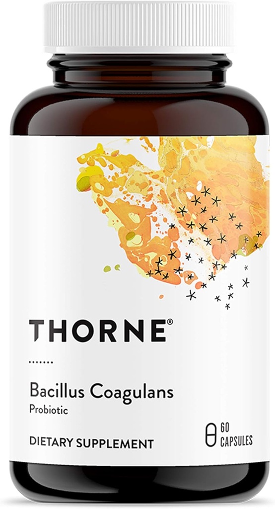 THORNE - Bacillus Coagulans Probiotic - Supplément probiotique stable pour promouvoir la santé des IG* - 60 gélules