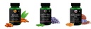 Haldi-oil-vegetarian-capsules, Grape-seed-extract-60-vegetarian-capsules, Flax-seed-oil-vegetarian-capsules Combo | Convenient Nutrition & Wellness Routine | Multi-Product P
