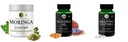 Moringa-oleifera-powder, Flax-seed-oil-vegetarian-capsules, Digestive-enzymes-60-vegetarian-capsules Combo | Convenient Nutrition & Wellness Routine | Multi-Product Pack