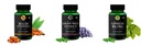 Haldi-oil-vegetarian-capsules, Grape-seed-extract-60-vegetarian-capsules, Ginkgo-biloba-vegetarian-capsules Combo | Convenient Nutrition & Wellness Routine | Multi-Product P
