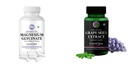 Magnesium-glycinate-forte-tablets, Grape-seed-extract-60-vegetarian-capsules Combo | Convenient Nutrition & Wellness Routine | Multi-Product Pack