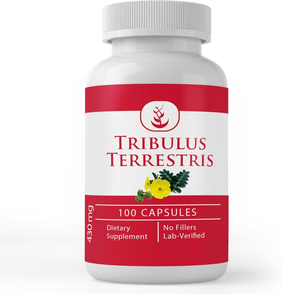 PURE ORIGINAL INGRÉDIENTS Tribulus Terrestris (100 Capsules) Toujours Pure, Pas d'additifs ou de remplissage, Lab Vérifié