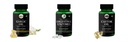 Garlic-oil-vegetarian-capsules, Digestive-enzymes-60-vegetarian-capsules, Castor-oil-vegetarian-capsules Combo | Convenient Nutrition & Wellness Routine | Multi-Product Pack