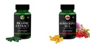Brahmi-vegetarian-capsules, Berberine-hcl-vegetarian-capsules Combo | Convenient Nutrition & Wellness Routine | Multi-Product Pack