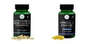 Glucosamine-msm-tablets, Fish-oil-double-strength Combo | Convenient Nutrition & Wellness Routine | Multi-Product Pack